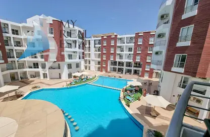 Apartment - 2 Bedrooms - 1 Bathroom for sale in Aqua Palms Resort - Hurghada Resorts - Hurghada - Red Sea