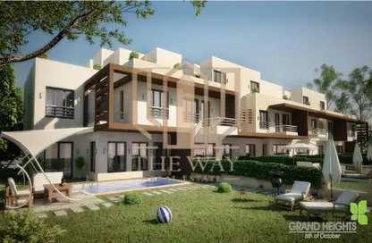 Townhouse - 3 Bedrooms - 4 Bathrooms for sale in Mountain View iCity October - 6 October Compounds - 6 October City - Giza