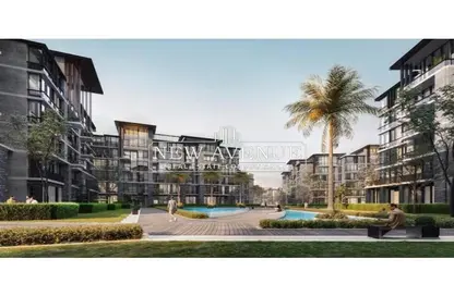 Apartment - 2 Bedrooms - 2 Bathrooms for sale in The Water Way - North Investors Area - New Cairo City - Cairo