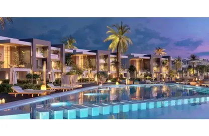 Chalet - 2 Bedrooms - 3 Bathrooms for sale in Azha North - Ras Al Hekma - North Coast