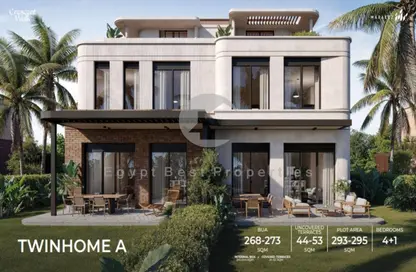 Villa - 5 Bedrooms - 4 Bathrooms for sale in Crescent Walk - 5th Settlement Compounds - The 5th Settlement - New Cairo City - Cairo