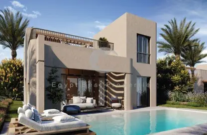 Townhouse - 3 Bedrooms - 3 Bathrooms for sale in Shedwan Resort - Al Gouna - Hurghada - Red Sea