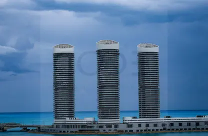 Apartment - 1 Bedroom - 1 Bathroom for sale in North Edge Towers - New Alamein City - North Coast