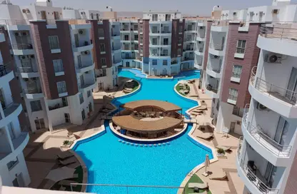 Apartment - 1 Bedroom - 1 Bathroom for sale in Aqua Palms Resort - Hurghada Resorts - Hurghada - Red Sea