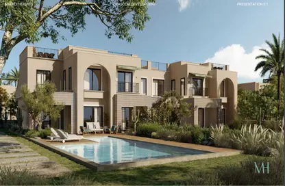 Townhouse - 3 Bedrooms - 4 Bathrooms for sale in Shedwan Resort - Al Gouna - Hurghada - Red Sea