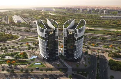 Office Space - Studio for sale in Eval Towers - Mohamed Bin Zayed Axis - New Capital City - Cairo