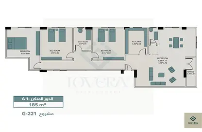 شقة - 3 غرف نوم - 1 حمام للبيع في بيت الوطن - التجمع الخامس - مدينة القاهرة الجديدة - القاهرة