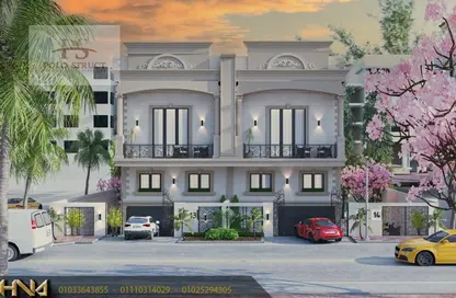 Twin House - 5 Bedrooms - 5 Bathrooms for sale in Palm Villa - Al Wahat Road - 6 October City - Giza