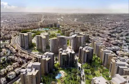 Apartment - 1 Bedroom - 1 Bathroom for sale in Park Side Residence - Zed Towers - Sheikh Zayed Compounds - Sheikh Zayed City - Giza