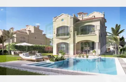 Chalet - 2 Bedrooms - 2 Bathrooms for sale in La Vista Gardens - La Vista - Al Ain Al Sokhna - Suez