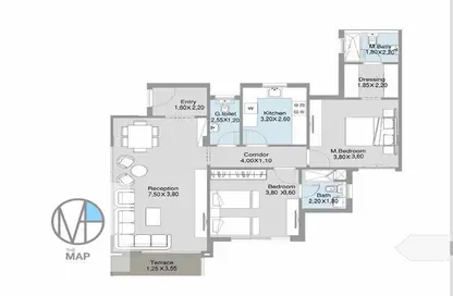 Apartment - 2 Bedrooms - 3 Bathrooms for sale in Talda - Mostakbal City Compounds - Mostakbal City - Future City - Cairo