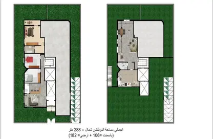 Duplex - 4 Bedrooms - 2 Bathrooms for sale in Ahmed Moharam St. - The 1st Settlement - New Cairo City - Cairo