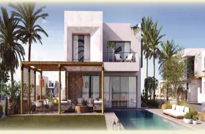 Townhouse - 3 Bedrooms - 3 Bathrooms for sale in Marassi - Sidi Abdel Rahman - North Coast