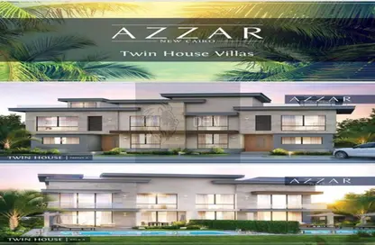 Twin House - 5 Bedrooms - 5 Bathrooms for sale in Azzar 2 - 5th Settlement Compounds - The 5th Settlement - New Cairo City - Cairo