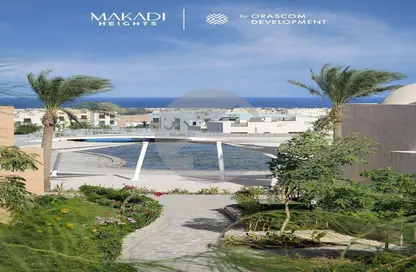 Chalet - 2 Bedrooms - 2 Bathrooms for sale in Makadi Orascom Resort - Makadi - Hurghada - Red Sea