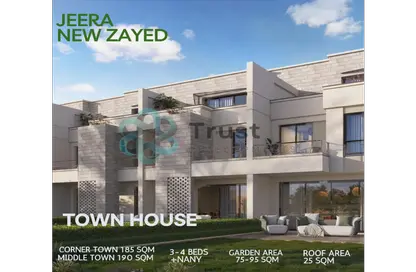 Townhouse - 4 Bedrooms - 5 Bathrooms for sale in Jeera - 13th District - Sheikh Zayed City - Giza