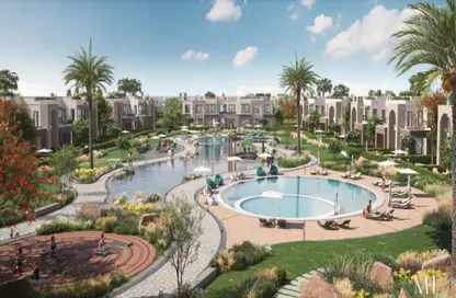 Townhouse - 3 Bedrooms - 3 Bathrooms for sale in Mangroovy Residence - Al Gouna - Hurghada - Red Sea