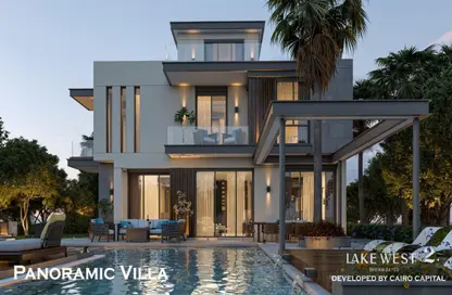 Villa - 5 Bedrooms - 5 Bathrooms for sale in Lake West 2 - Sheikh Zayed Compounds - Sheikh Zayed City - Giza