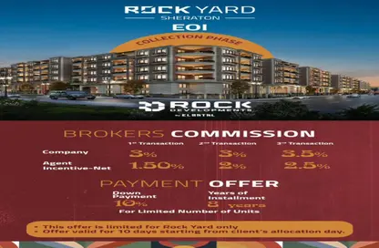 Apartment - 3 Bedrooms - 2 Bathrooms for sale in Rock Yard - Sheraton Al Matar - El Nozha - Cairo