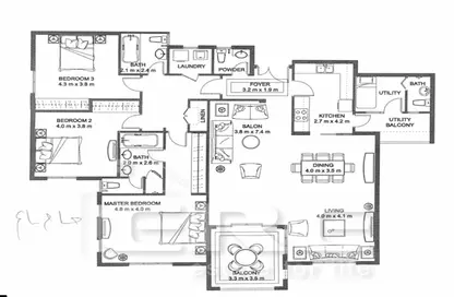 Apartment - 3 Bedrooms - 3 Bathrooms for sale in Aurora - Uptown Cairo - Mokattam - Cairo