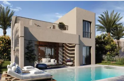 Villa - 4 Bedrooms - 4 Bathrooms for sale in Swan Lake - Al Gouna - Hurghada - Red Sea