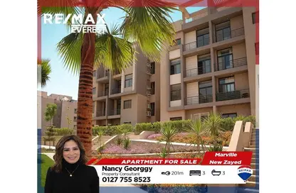 Apartment - 3 Bedrooms - 3 Bathrooms for sale in MarVille New Zayed - New Zayed City - Sheikh Zayed City - Giza