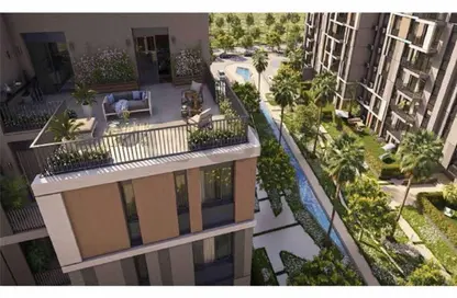 Apartment - 2 Bedrooms - 2 Bathrooms for sale in Swan Lake Residence - 5th Settlement Compounds - The 5th Settlement - New Cairo City - Cairo