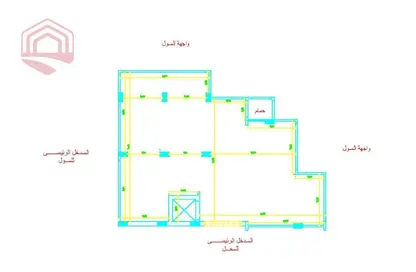 Shop - Studio - 2 Bathrooms for rent in The 1st Settlement - New Cairo City - Cairo