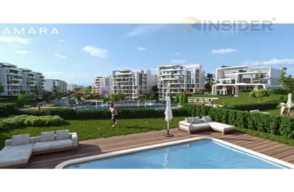 Apartment - 2 Bedrooms - 2 Bathrooms for sale in Amara - El Lotus - New Cairo City - Cairo