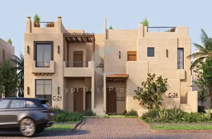 Chalet - 2 Bedrooms - 2 Bathrooms for sale in Sa'ada Sahel - Qesm Ad Dabaah - North Coast