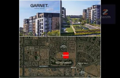 Apartment - 2 Bedrooms - 3 Bathrooms for sale in Garnet - North Investors Area - New Cairo City - Cairo