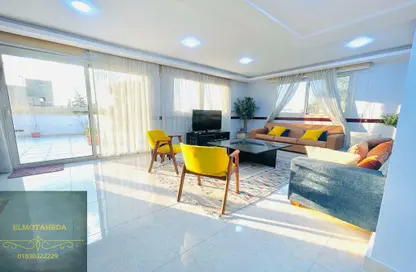 Penthouse - 3 Bedrooms - 3 Bathrooms for rent in Degla - Hay El Maadi - Cairo