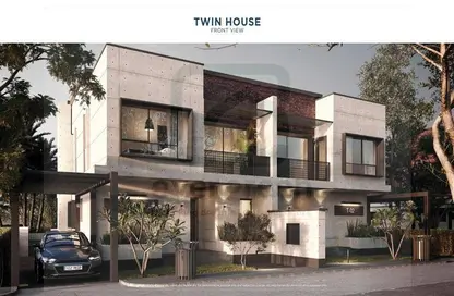 Twin House - 5 Bedrooms - 5 Bathrooms for sale in Joulz - Cairo Alexandria Desert Road - 6 October City - Giza