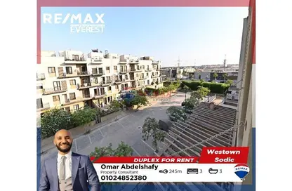 Duplex - 3 Bedrooms - 3 Bathrooms for rent in Casa - Sheikh Zayed Compounds - Sheikh Zayed City - Giza