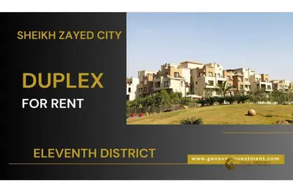 Duplex - 4 Bedrooms - 3 Bathrooms for rent in 11th District - Sheikh Zayed City - Giza