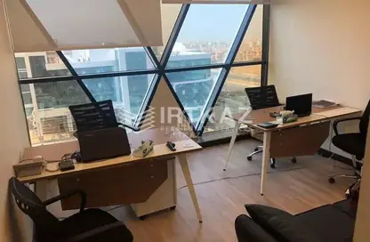 Office Space - Studio - 1 Bathroom for rent in Cairo Business Plaza - North Teseen St. - The 5th Settlement - New Cairo City - Cairo