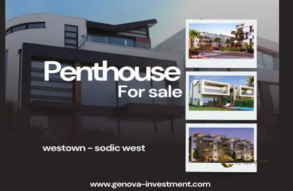 Penthouse - 4 Bedrooms - 4 Bathrooms for sale in Sodic West - Sheikh Zayed Compounds - Sheikh Zayed City - Giza