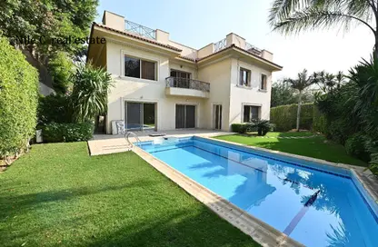 Villa - 6 Bedrooms - 5 Bathrooms for rent in Katameya Heights - El Katameya Compounds - El Katameya - New Cairo City - Cairo