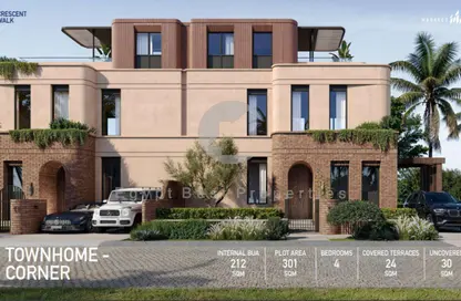 Townhouse - 3 Bedrooms - 3 Bathrooms for sale in District 5 - 5th Settlement Compounds - The 5th Settlement - New Cairo City - Cairo