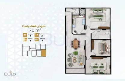 Apartment - 3 Bedrooms - 2 Bathrooms for sale in Hadayek El Ahram - Giza