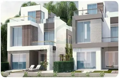 Townhouse - 4 Bedrooms - 4 Bathrooms for sale in Palm Hills Golf Extension - Al Wahat Road - 6 October City - Giza