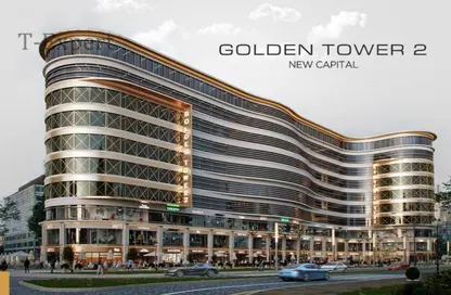 Retail - Studio - 1 Bathroom for sale in Golden Tower 2 - MU-23 - New Capital City - Cairo