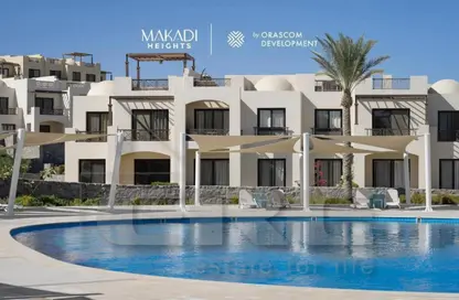 Chalet - 2 Bedrooms - 2 Bathrooms for sale in Makadi Orascom Resort - Makadi - Hurghada - Red Sea