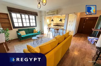 Roof - 4 Bedrooms - 3 Bathrooms for rent in Street 206 - Degla - Hay El Maadi - Cairo