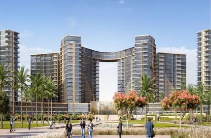 Apartment - 1 Bedroom - 1 Bathroom for sale in Park Side Residence - Zed Towers - Sheikh Zayed Compounds - Sheikh Zayed City - Giza