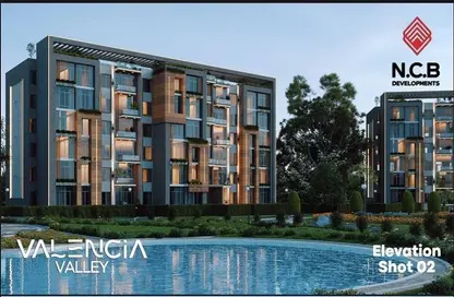 Apartment - 2 Bedrooms - 2 Bathrooms for sale in Valencia Valley - Al Andalus District - New Cairo City - Cairo