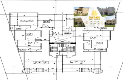 Apartment - 3 Bedrooms - 3 Bathrooms for sale in Street 102 - West Somid - 6 October City - Giza