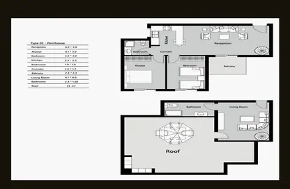 Apartment - 2 Bedrooms - 2 Bathrooms for sale in ECO West - 6 October Compounds - 6 October City - Giza