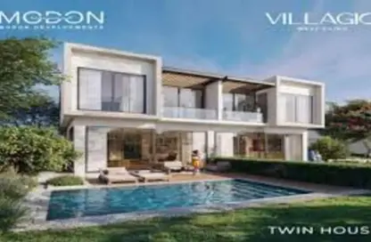 Twin House - 4 Bedrooms - 4 Bathrooms for sale in Modon West - Al Wahat Road - 6 October City - Giza