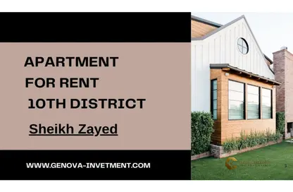 Apartment - 4 Bedrooms - 3 Bathrooms for rent in 10th District - Sheikh Zayed City - Giza